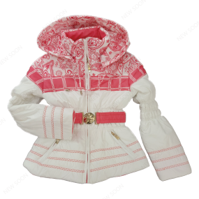 Kids Jackets Supplier - Custom Red White Floral Windproof
