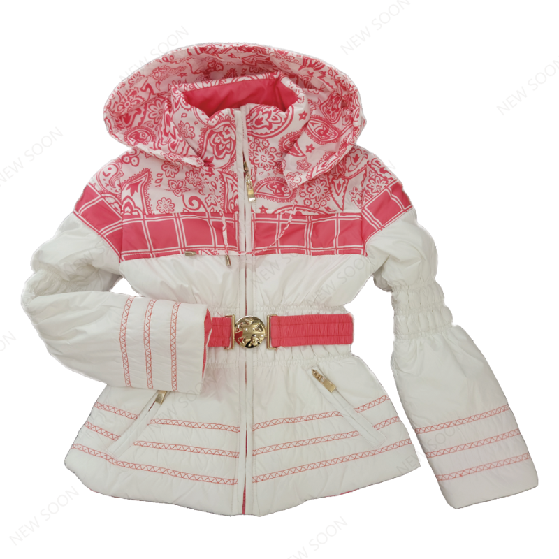 Kids Jackets Supplier - Custom Red White Floral Windproof