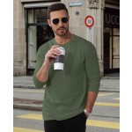 Mens Long Sleeve T-Shirt Supplier - Custom Supima Cotton Printed