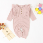 Baby Romper Factory - INS Style Cotton Ribbed Ruffles