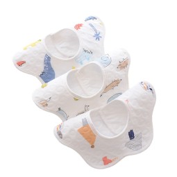 Baby Bib Supplier - Cotton Front Absorbent Waterproof