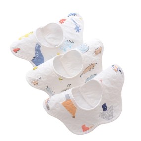 Baby Bib Supplier - Cotton Front Absorbent Waterproof