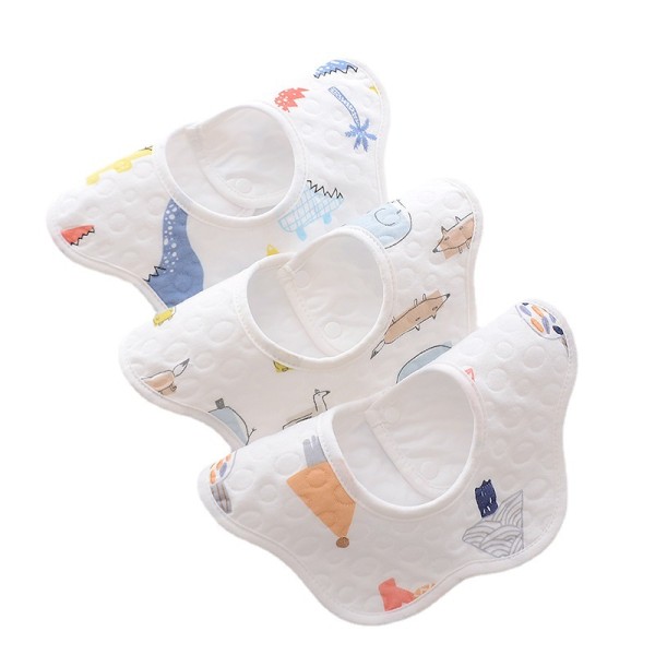 Baby Bib Supplier - Cotton Front Absorbent Waterproof