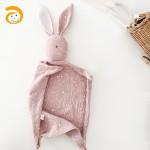 Baby Blanket Supplier - Cotton Muslin Cuddle Animal Bib