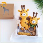 Crochet Teether Supplier - Wholesale Cotton Animal Wooden