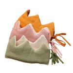 Newborn Props Factory - Solid Muslin Baby Crown Party