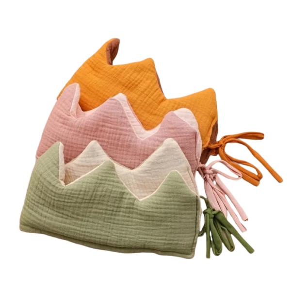 Newborn Props Factory - Solid Muslin Baby Crown Party