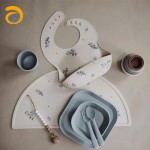 Baby Feeding Set Manufacturer - Silicone Bib Plate Spoon
