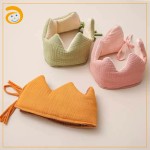 Newborn Props Factory - Solid Muslin Baby Crown Party