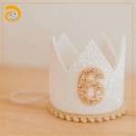 Muslin Crown Factory - Personalized First Birthday Hat