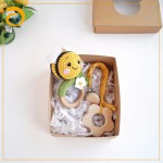 Crochet Teether Supplier - Wholesale Cotton Animal Wooden