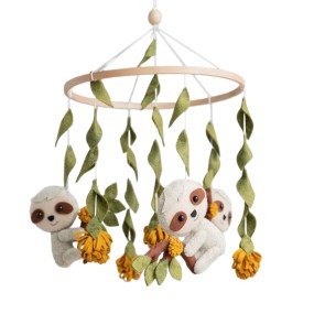 Baby Mobile Supplier - Nordic Felt Animal Pom Pom