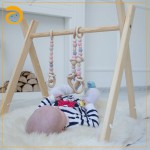 Baby Play Gym Supplier - Foldable Wooden Non-Toxic Bar