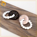 Pacifier Clip Manufacturer - Rainbow Wooden Beech Silicone