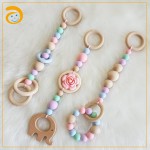 Wood Teether Manufacturer - Crochet Beissring Baby Toy