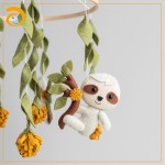 Baby Mobile Supplier - Nordic Felt Animal Pom Pom