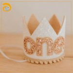Muslin Crown Factory - Personalized First Birthday Hat