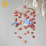 Crib Mobile Factory - Forest Animal Leaves Felt Hanging