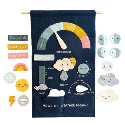 Wooden Stacking Toy Supplier - Creative Rainbow Nordic Game