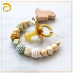 Pacifier Clip Supplier - Custom Bamboo Cotton Muslin