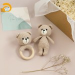 Montessori Toys Factory - Natural Wooden Ring Crochet
