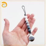 Pacifier Clips Manufacturer - Silicone Beaded Lanyard Wooden