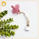 Pacifier Clips Manufacturer - Silicone Beaded Lanyard Wooden