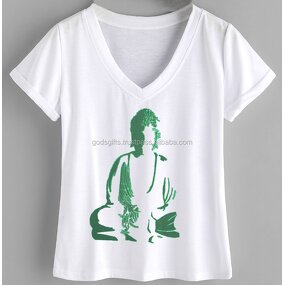 V-Neck T-Shirt Factory - Wholesale Blank Custom