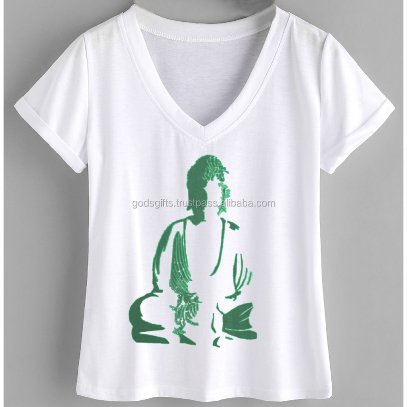 V-Neck T-Shirt Factory - Wholesale Blank Custom