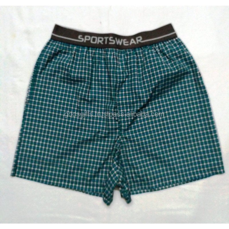 Boxer Shorts Manufacturer - Wholesale Woven Plaid