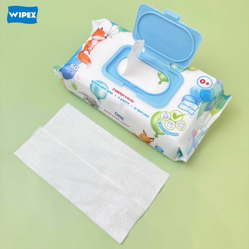Baby Wet Wipe Supplier - Nonwoven Skin Cleaning Pre-moistened