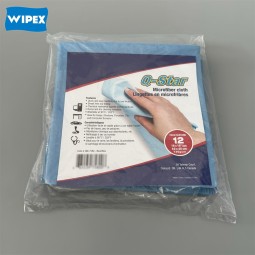 Microfiber Towels Manufacturer - Custom Blue Low Lint Cleaning