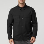 Men's Shirt Manufacturer - Organic Cotton Overshirt Button
