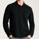 Men's Polo Shirt Factory - Organic Cotton Long Sleeve