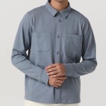 Men's Shirt Manufacturer - Organic Cotton Overshirt Button