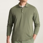Men's Polo Shirt Factory - Organic Cotton Long Sleeve