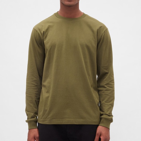 Men's T-Shirt Factory - Organic Cotton Long Sleeve Fitted
