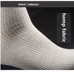 Men's Socks Supplier - Custom Organic Hemp Crew