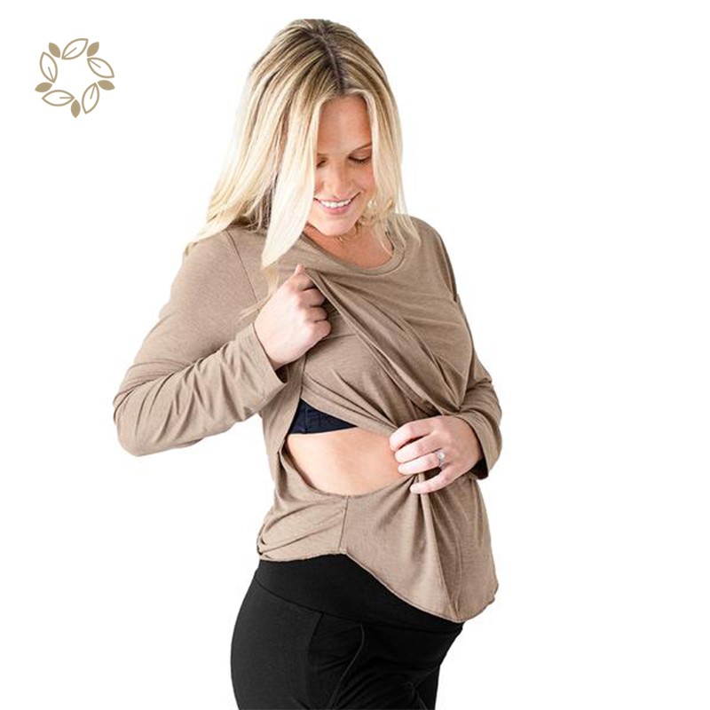 Breastfeeding T-shirt Supplier - Organic Bamboo Nursing