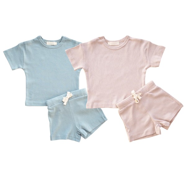 Toddler Clothing Set Factory - Organic Cotton Waffle Knit
