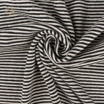 Sweatshirt Fabric Manufacturer - Hemp Cotton Striped Jersey
