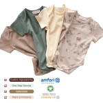 Baby Bodysuit Factory - Organic Cotton Short Sleeve Print