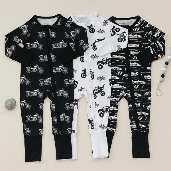 Baby Onesie Supplier - Organic Bamboo Zip Romper