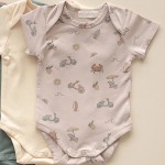 Baby Bodysuit Factory - Organic Cotton Short Sleeve Print