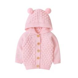 Baby Sweater Supplier - Unisex Knit Cotton Button