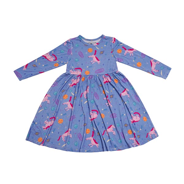 Girls Dresses Manufacturer - Organic Bamboo Long Sleeve