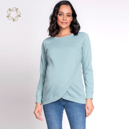 Nursing Sweatshirt Supplier - Organic Cotton Crossover