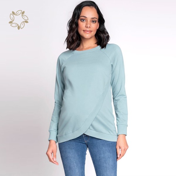 Nursing Sweatshirt Supplier - Organic Cotton Crossover