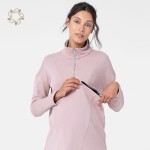 Maternity Sweatshirt Factory - Organic Cotton Half Zip