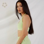 Terry Bra Set Manufacturer - Organic Bamboo Halter Crop